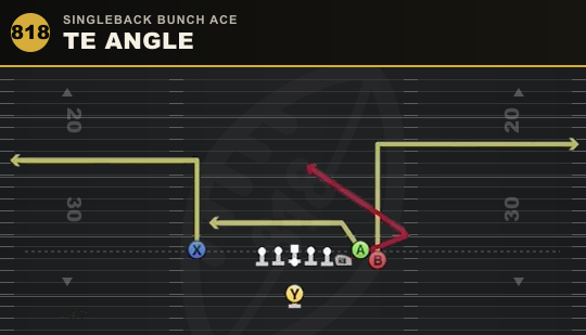 TE ANGLE from Singleback Bunch Ace