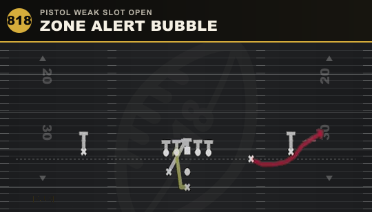 ZONE ALERT BUBBLE from Pistol Weak Slot Open