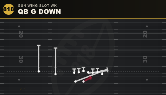 QB G DOWN from Gun Wing Slot Wk