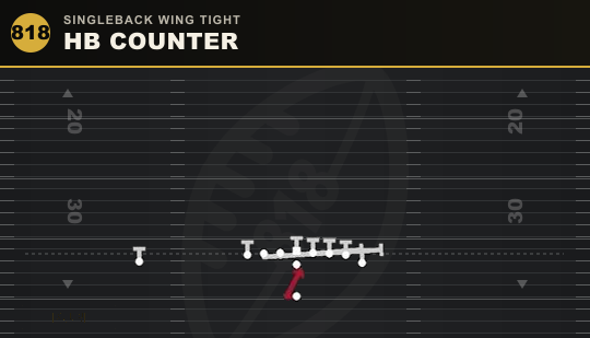 HB COUNTER from Singleback Wing Tight