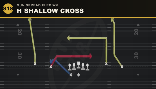 H SHALLOW CROSS from Gun Spread Flex Wk