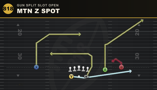 MTN Z SPOT from Gun Split Slot Open