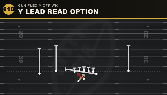 Y LEAD READ OPTION from Gun Flex Y Off Wk