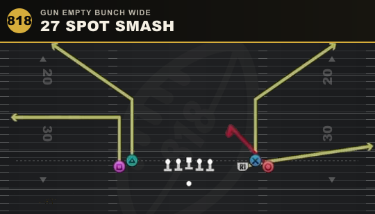 27 SPOT SMASH from Gun Empty Bunch Wide