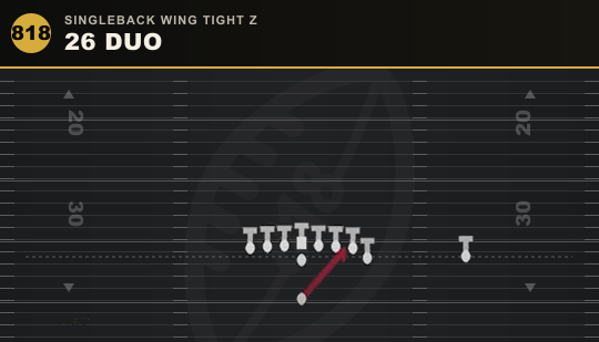 26 DUO from Singleback Wing Tight Z