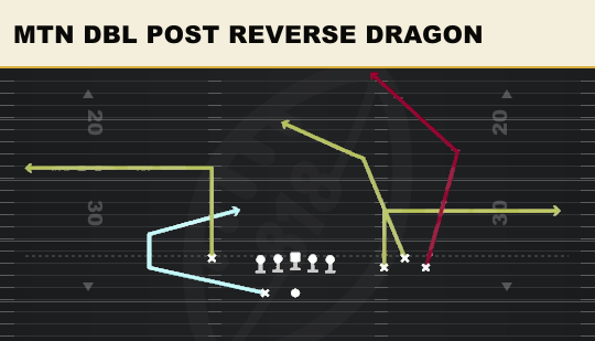 MTN DBL POST REVERSE DRAGON from Bunch Y-Flex