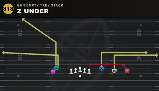 Z UNDER from Gun Empty Trey Stack