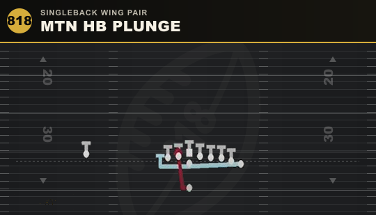 MTN HB PLUNGE from Singleback Wing Pair