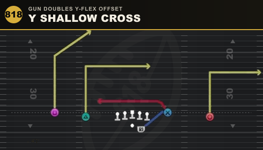 Y SHALLOW CROSS from Gun Doubles Y-Flex Offset