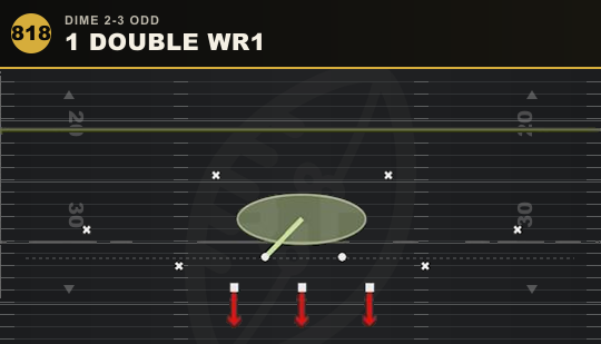 1 DOUBLE WR1 from Dime 2-3 Odd