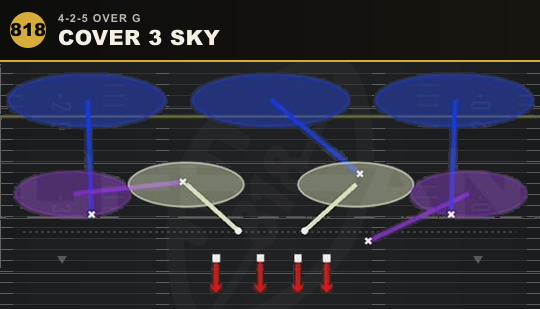 COVER 3 SKY from 4-2-5 Over G