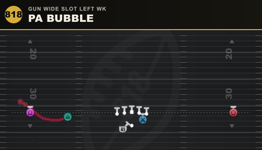 PA BUBBLE from Gun Wide Slot Left Wk