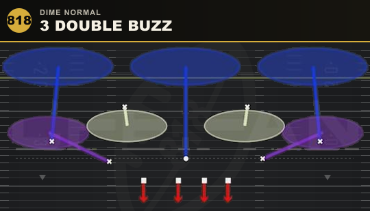 3 DOUBLE BUZZ from Dime Normal