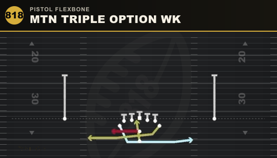 MTN TRIPLE OPTION WK from Pistol Flexbone