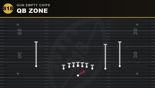 QB ZONE from Gun Empty Chips