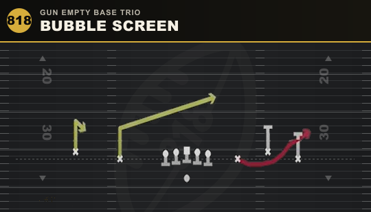 BUBBLE SCREEN from Gun Empty Base Trio