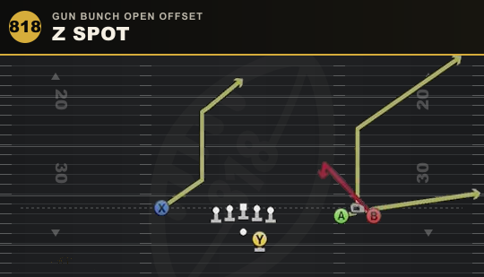 Z SPOT from Gun Bunch Open Offset