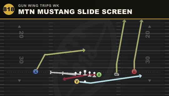 MTN MUSTANG SLIDE SCREEN from Gun Wing Trips Wk