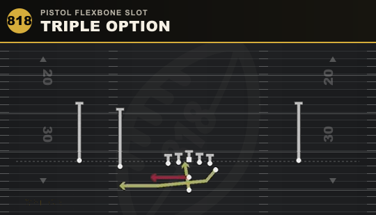 TRIPLE OPTION from Pistol Flexbone Slot