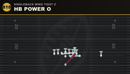 HB POWER O from Singleback Wing Tight Z