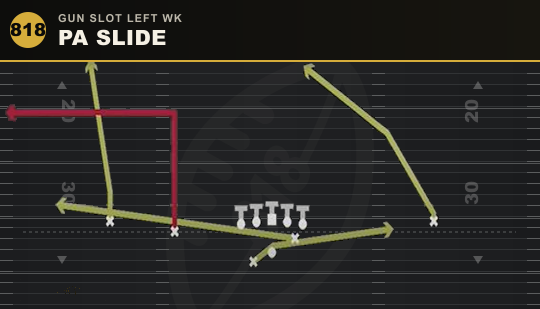 PA SLIDE from Gun Slot Left Wk