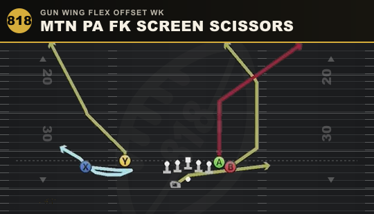 MTN PA FK SCREEN SCISSORS from Gun Wing Flex Offset Wk