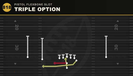 TRIPLE OPTION from Pistol Flexbone Slot