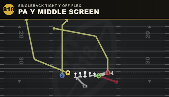 PA Y MIDDLE SCREEN from Singleback Tight Y Off Flex