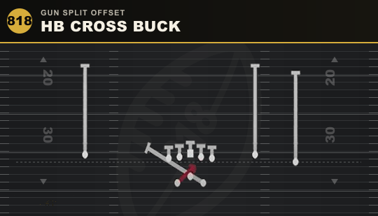 HB CROSS BUCK from Gun Split Offset