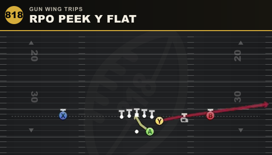 RPO PEEK Y FLAT from Gun Wing Trips