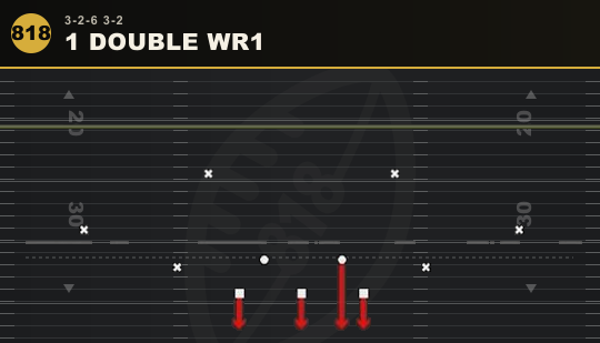 1 DOUBLE WR1 from 3-2-6 3-2
