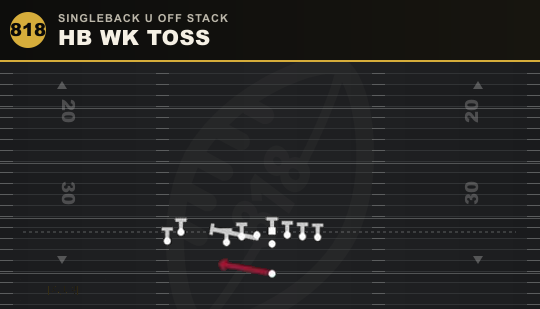 HB WK TOSS from Singleback U Off Stack