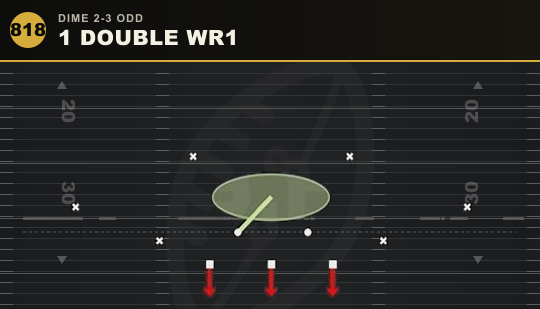 1 DOUBLE WR1 from Dime 2-3 Odd