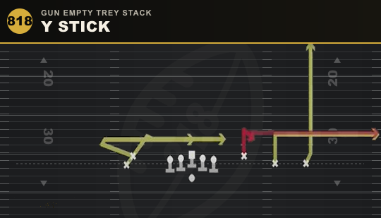 Y STICK from Gun Empty Trey Stack