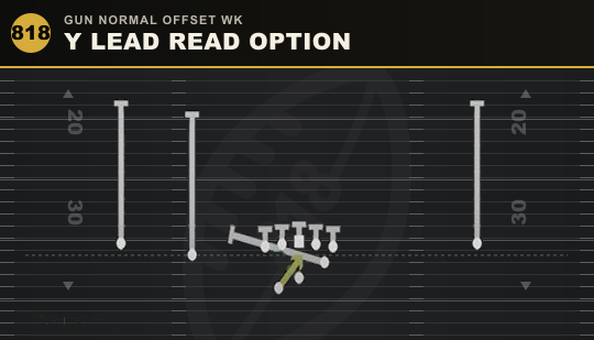 Y LEAD READ OPTION from Gun Normal Offset Wk