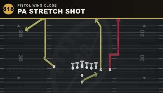PA STRETCH SHOT from Pistol Wing Close