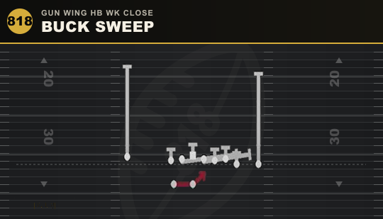 BUCK SWEEP from Gun Wing HB Wk Close