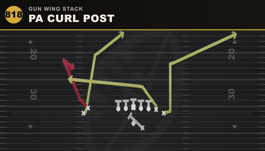 PA CURL POST from Gun Wing Stack
