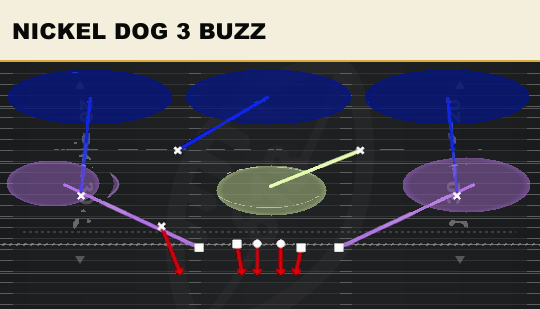 NICKEL DOG 3 BUZZ from 3-3 Dbl Mug