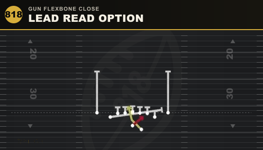 LEAD READ OPTION from Gun Flexbone Close