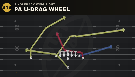 PA U-DRAG WHEEL from Singleback Wing Tight