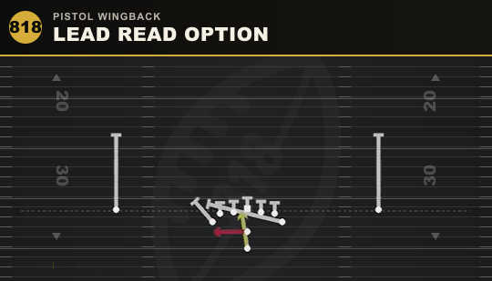 LEAD READ OPTION from Pistol Wingback