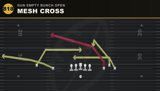 MESH CROSS from Gun Empty Bunch Open