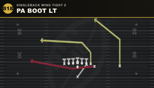 PA BOOT LT from Singleback Wing Tight Z