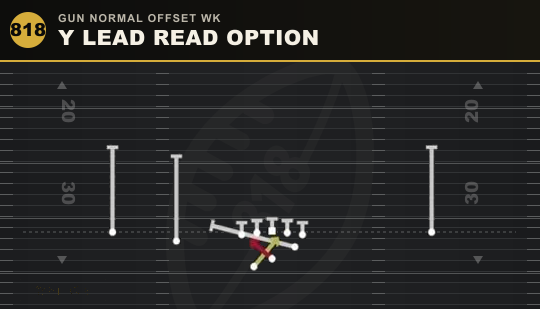 Y LEAD READ OPTION from Gun Normal Offset Wk