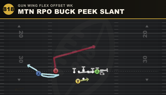 MTN RPO BUCK PEEK SLANT from Gun Wing Flex Offset Wk