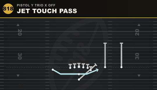 JET TOUCH PASS from Pistol Y Trio X Off