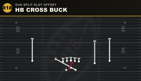HB CROSS BUCK from Gun Split Slot Offset