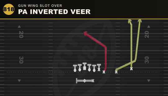 PA INVERTED VEER from Gun Wing Slot Over