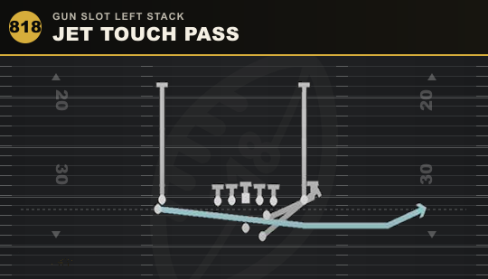 JET TOUCH PASS from Gun Slot Left Stack